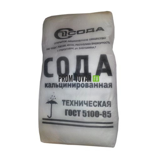 Сода кальцинированная марка В ГОСТ 5600-85 1/25