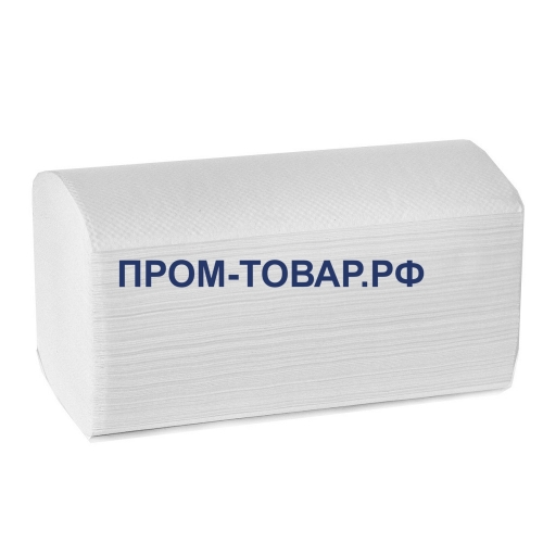 Полотенца бумажные белые V-сложение 200 шт пл. 35г